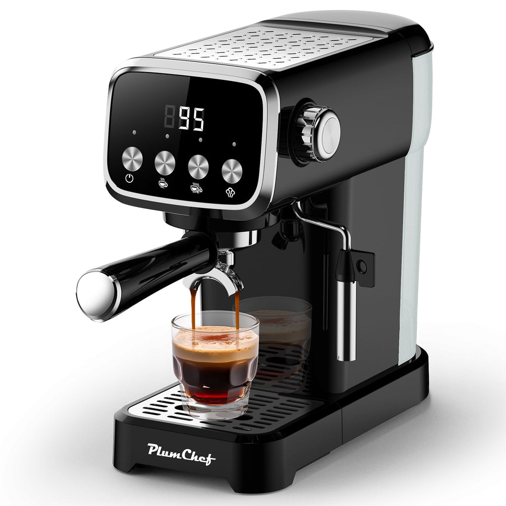 20BAR Slim Vertical Espresso Machine with Professional Pump - Stainless Steel