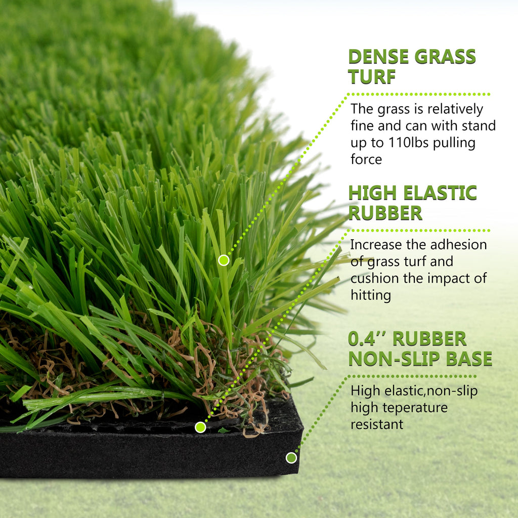 5'x4' Golf Hitting Mat with Guide Line - Heavy Duty Turf Practice