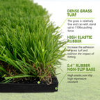 5'x4' Golf Hitting Mat with Guide Line - Heavy Duty Turf Practice