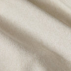 Plaid Rod Pocket and Back Tab Curtain Panel with Fleece Lining - Natural