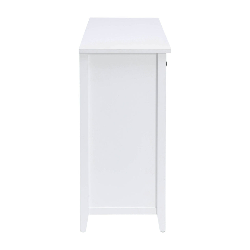 Console Cabinet with Six Storage Drawers - Light Blue or White