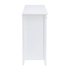 Console Cabinet with Six Storage Drawers - Light Blue or White