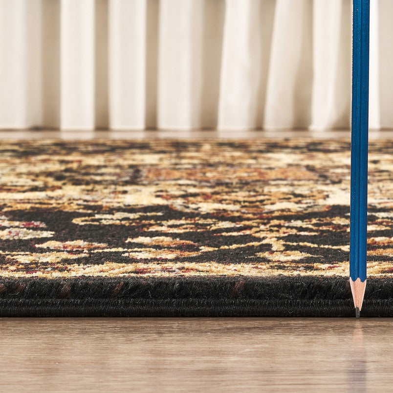 Classic Medallion Area Rug with Elegant Pattern - Polypropylene