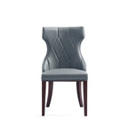 Reine Dining Chair Set of 2 with Solid Wood Frame and Classic Design - Multiple Colors