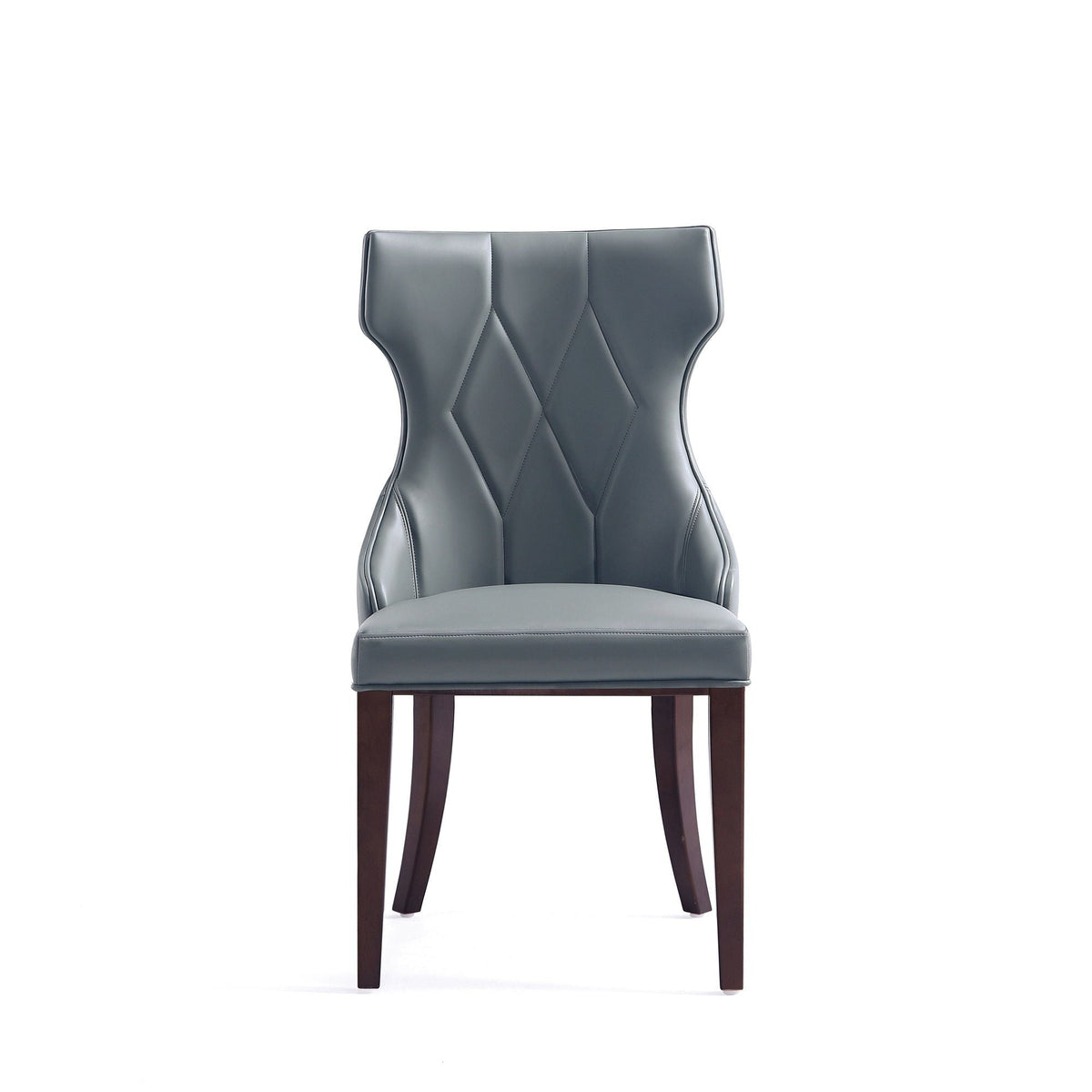 Reine Dining Chair Set of 2 with Solid Wood Frame and Classic Design - Multiple Colors