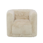 Swivel Chair with Full Foam Cushioning - Sand