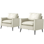 TS Cat Paw Leather Upholstered Sofa Set