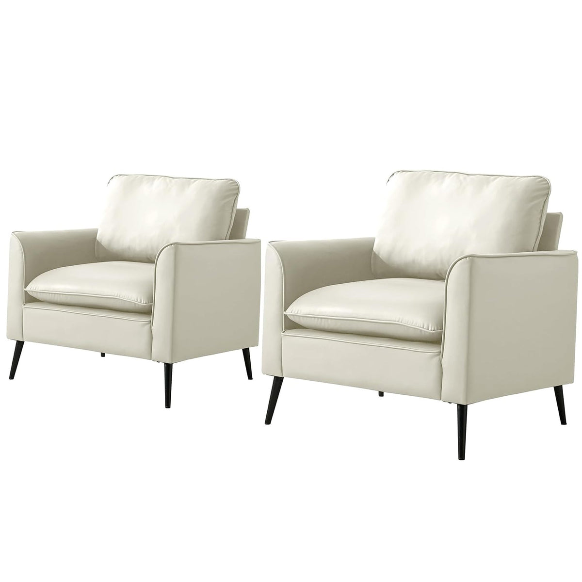 TS Cat Paw Leather Upholstered Sofa Set