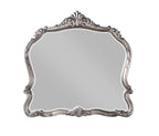 Antique Silver Mirror with Wood Frame - Ariadne Collection