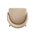 Modern Vegan Upholstered Dining Chair with High-Density Foam - Beige, Gray, or White