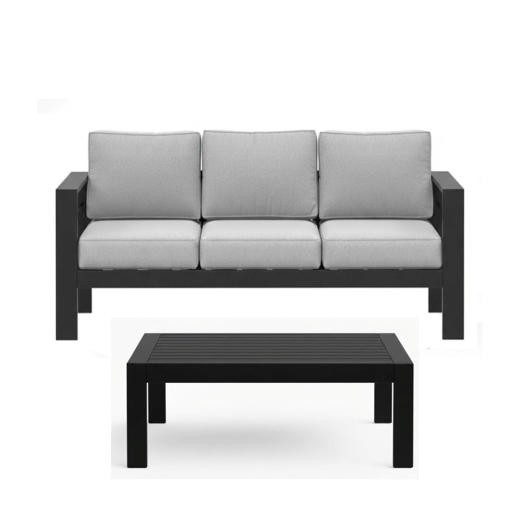 All-Weather Outdoor Patio Set with Thick Cushions - Multiple Colors