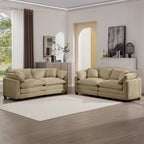 Oversized Deep-Seat Fabric Sofa & Chair Sets