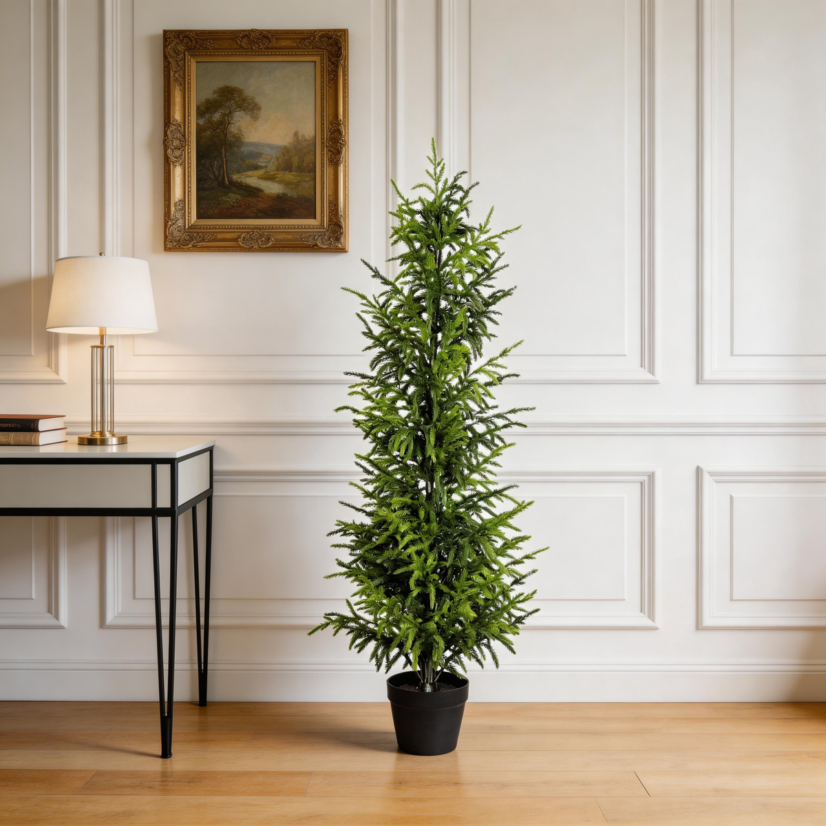 4' Artificial Real Touch Pine Tree with Realistic Detailing - Green
