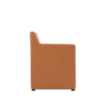 Square Armchair with Upholstered Seat - Available in Multiple Colors