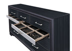 Naima Versatile Storage Dresser with Felt-Lined Jewelry Drawer – White or Black