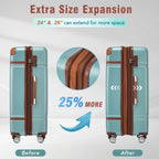 Hardshell Luggage Set 3-Piece Spinner with TSA Lock - Lightweight, Multiple Colors