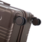 3 Piece ABS Spinner Wheel Luggage Set with Spinner Wheels - Brown