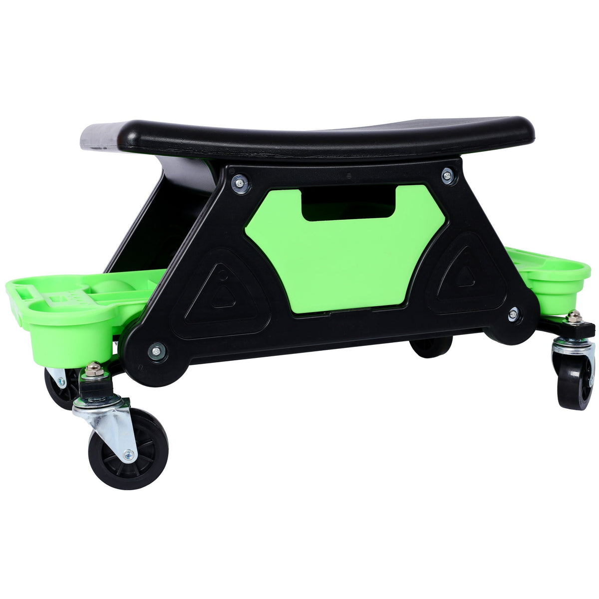 Heavy Duty Mechanic Stool with Tool Storage - Green