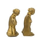 Venus de Milo Bookends with Gold Finish - Set of 2