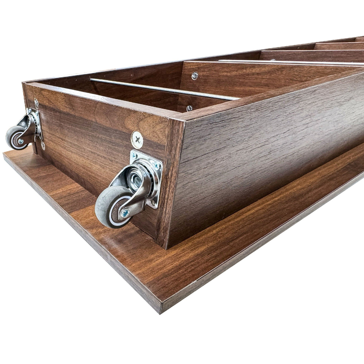 Walnut Buffet Sideboard Cabinet with Adjustable Shelves - Doors & Pantry Storage