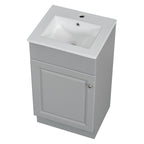 Bathroom Vanity with Sink and Adjustable Shelf - Multiple Colors