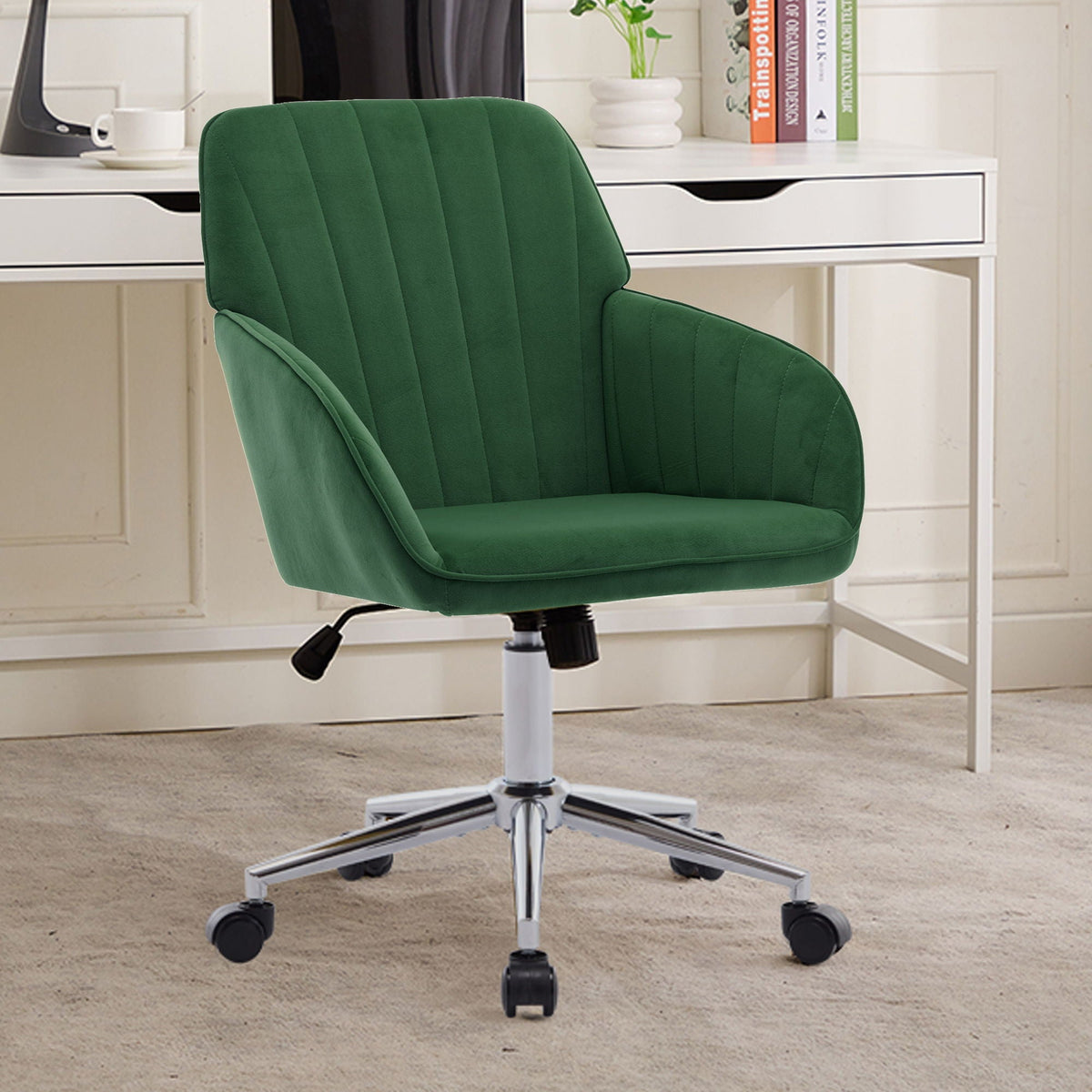 Adjustable Ergonomic Office Chair with Swivel Backrest Seat - Multiple Colors