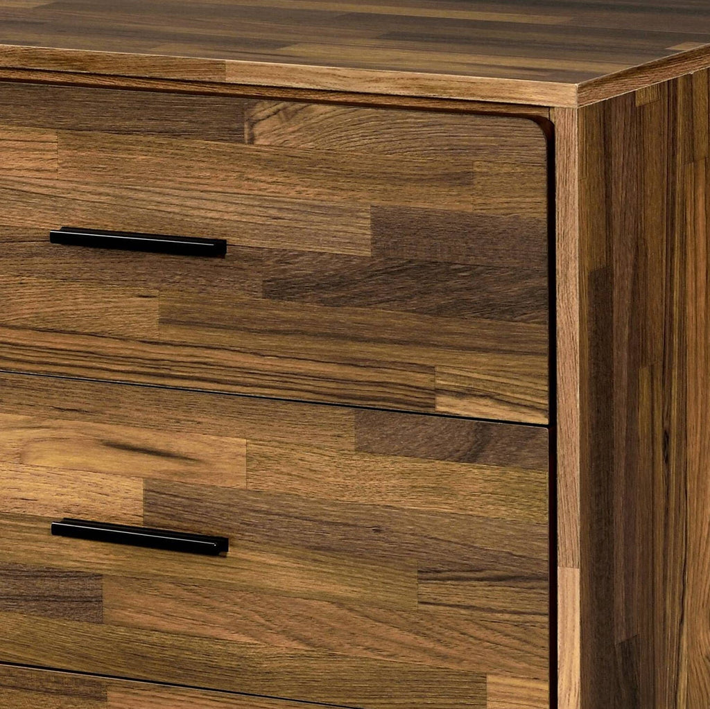 Hestia Walnut Dresser with Smooth-Glide Drawers - Walnut
