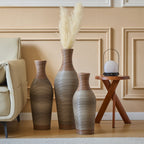 Classic And Neat Floor Vase with High Independent Stand - Multiple Colors