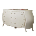 Edalene White Dresser with Six Drawers - White