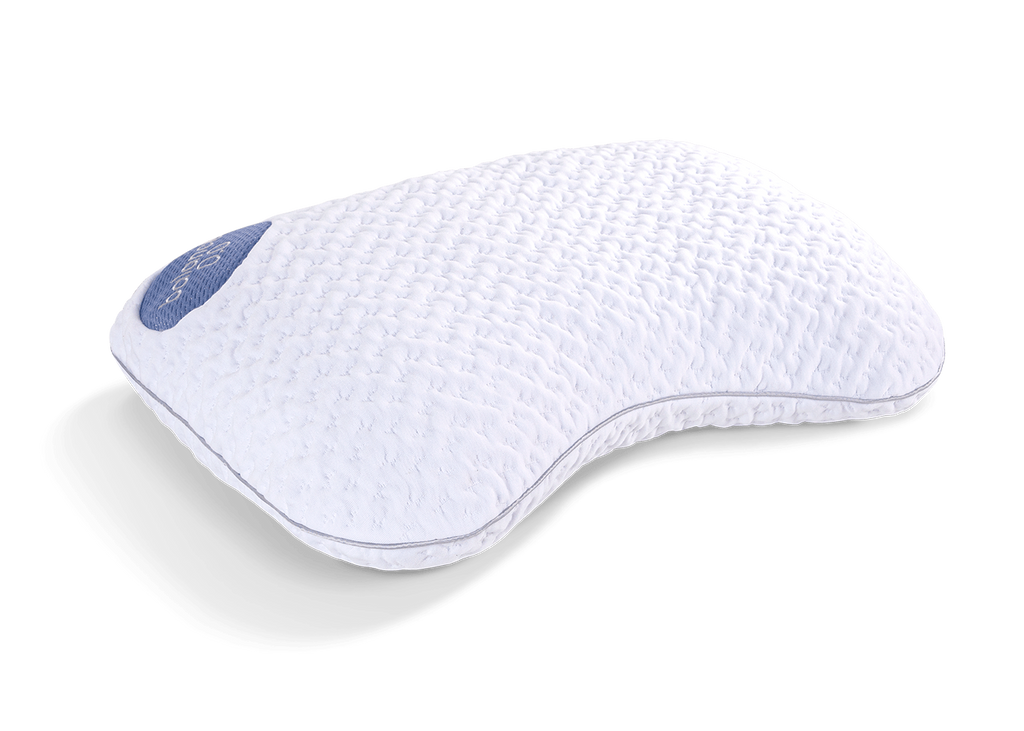 Balance Cuddle Curve Pillow with Moisture-Wicking Fabric - White