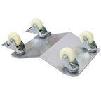 Heavy Duty Car Dolly Set with 6000Lbs Capacity - Gray
