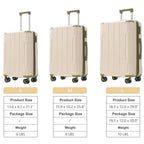 Expandable Hard Shell Luggage Set with TSA Lock - Modern Finish