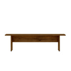 Nomad Dining Bench for 2 Persons with Sturdy Wood Construction - Multiple Colors
