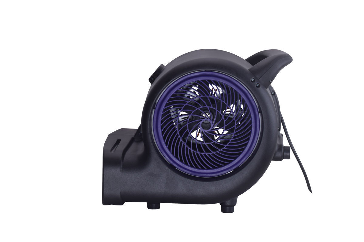 1/2 HP Air Mover with High Power - Black