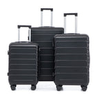 3 Pieces Set Spinner Wheel Luggage With Combination Lock