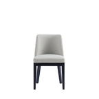 Upholstered Dining Chair Set with Solid Beech Frame - Dark Gray or Gray