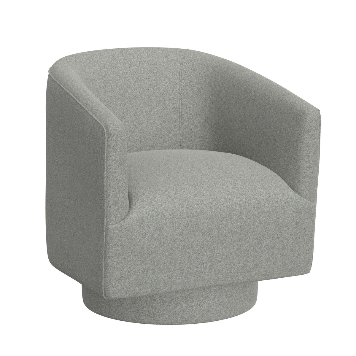 Fabric Swivel Accent Chair with Compact Design - Light Blue, Dark Green, White, Gray, Blue