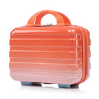 2 Pc PC Spinner Wheel Luggage Set with Lock - Gradient Blue Red