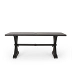 Antique Matte Outdoor Aluminium Dining Table with Durable Construction
