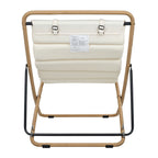 Outdoor Folding Chair Set with Adjustable Backrest – Black or Yellow