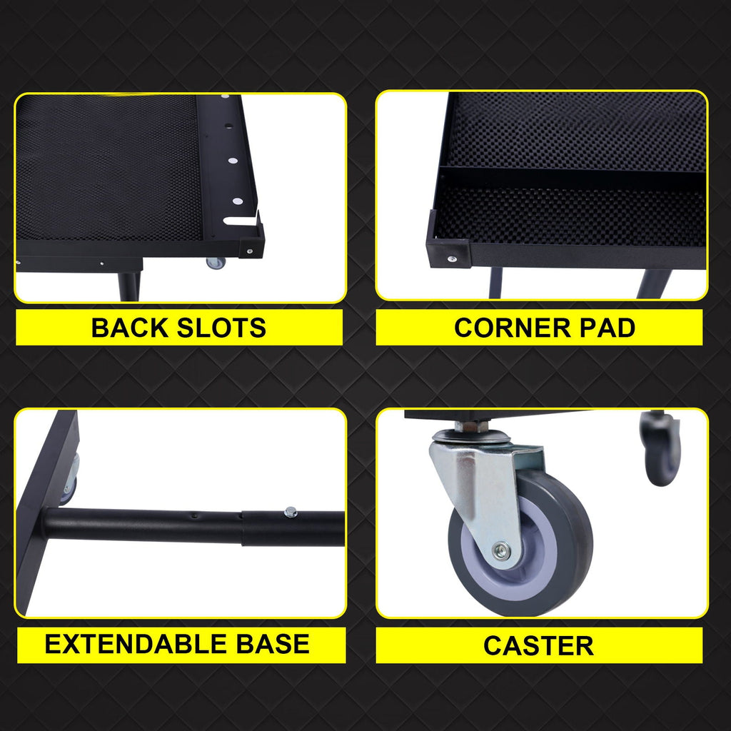 Adjustable Tear Down Work Table With Drawer