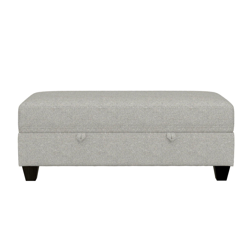 Drason Storage Ottoman with Concealed Storage - Gray or Light Brown