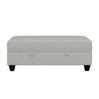 Drason Storage Ottoman with Concealed Storage - Gray or Light Brown