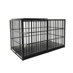 Extra Large Heavy Duty Dog Crate with Removable Pans - Black