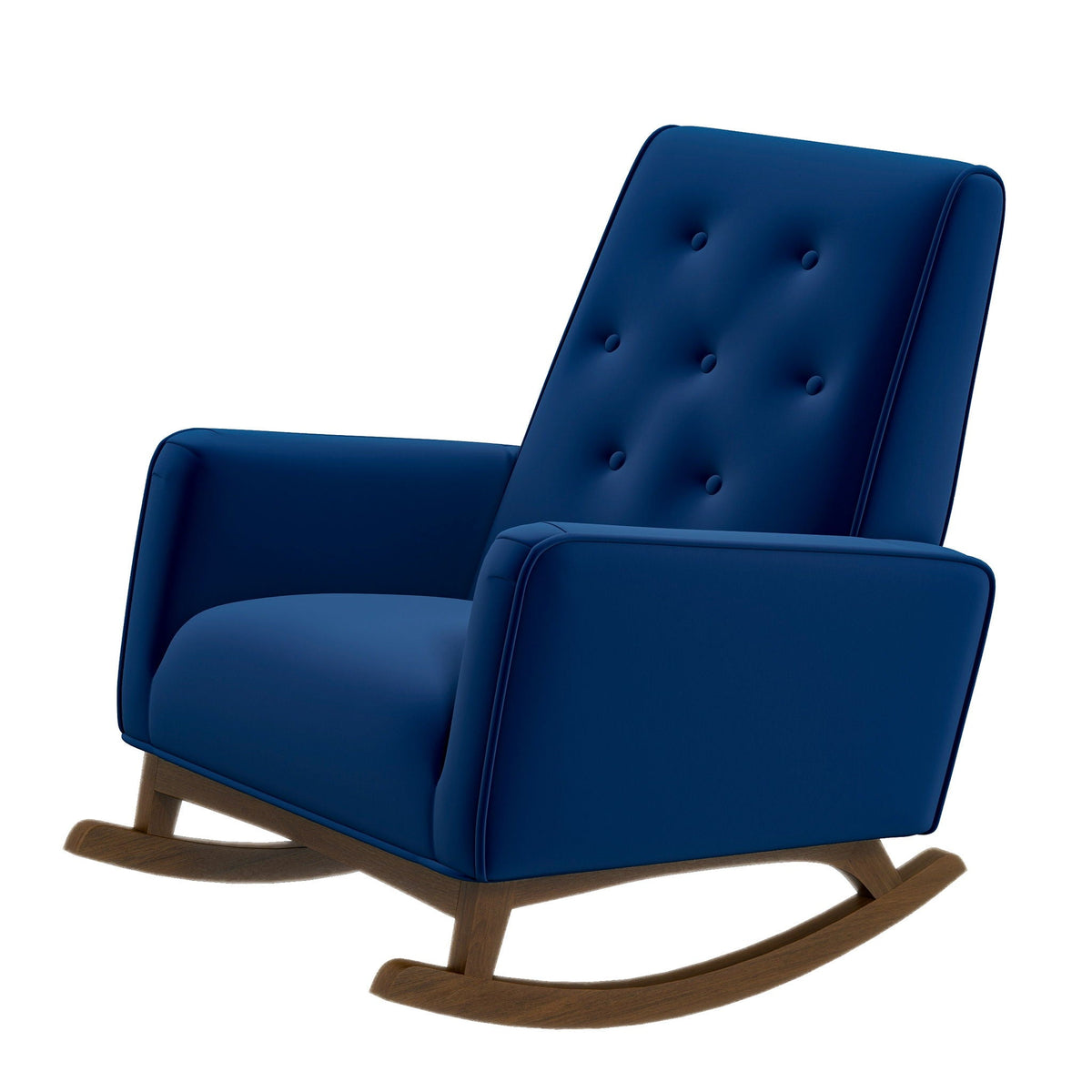 Demetrius Solid Wood Rocking Chair - Multiple Colors
