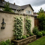 Metal Garden Rustproof Trellis for Climbing Plants – Outdoor Flower Support