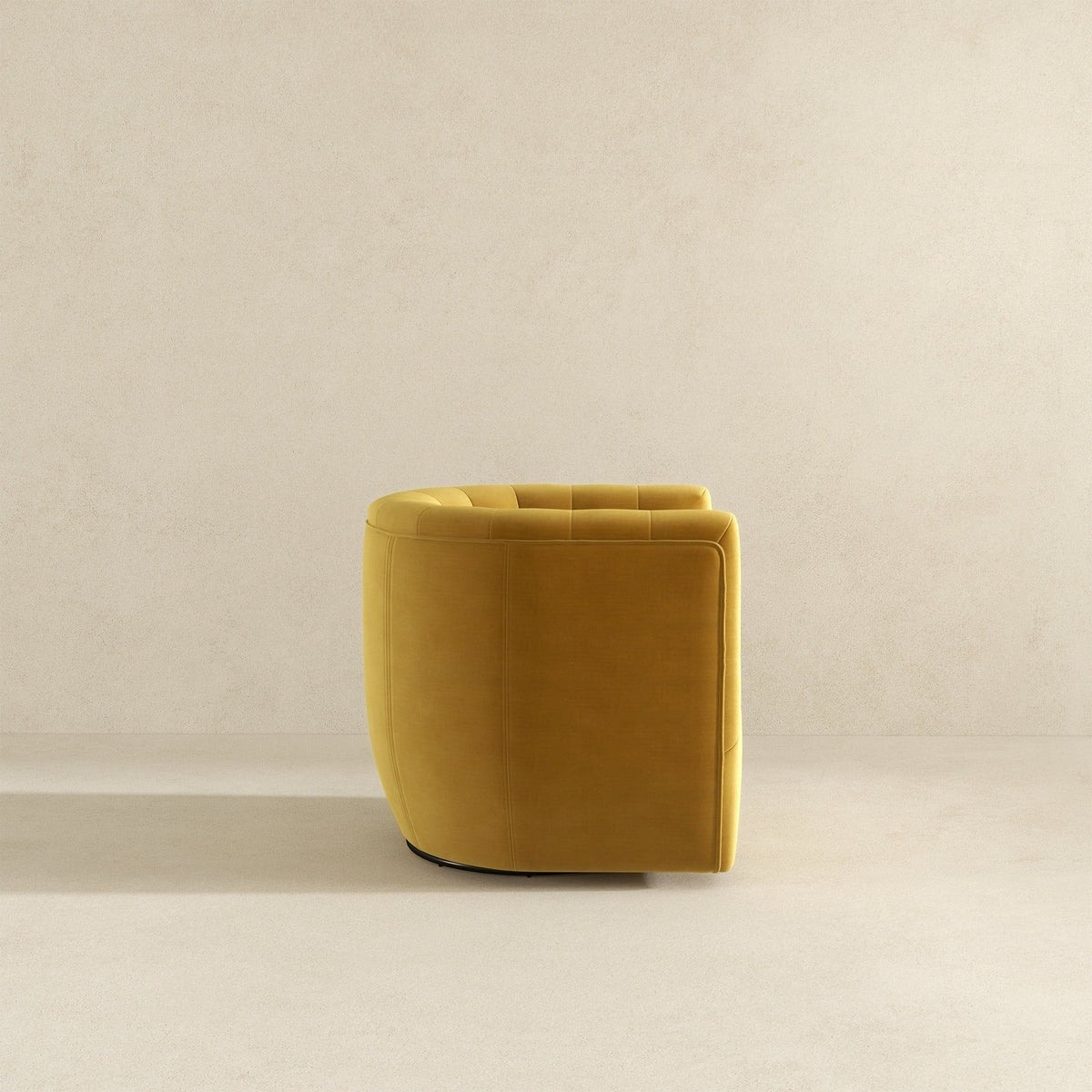 Ergonomic Design Swivel Chair with Tufted Accent - Multiple Colors