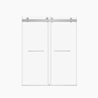 Frameless Sliding Glass Shower Doors 56-60" Width x 76" Height