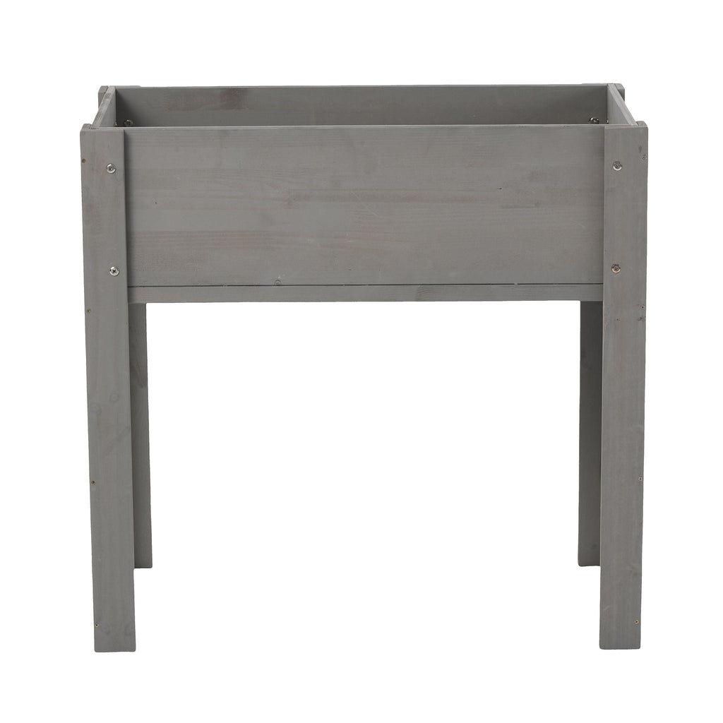 Solid Wood Raised Garden Bed with Legs - Available in Gray, Dark Gray, Dark Brown