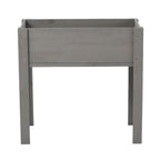 Solid Wood Raised Garden Bed with Legs - Available in Gray, Dark Gray, Dark Brown